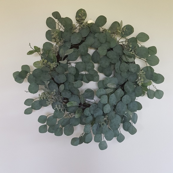 Other - Faux Large Leaf Indoor/Outdoor Wreath